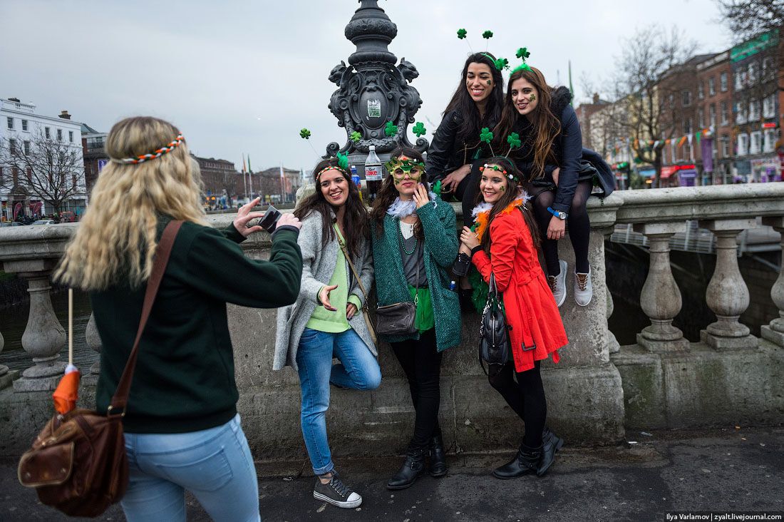 День святого Патрика в Дублине