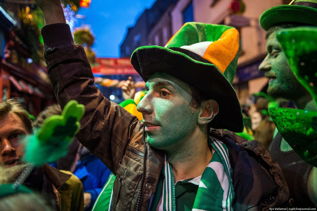 День святого Патрика в Дублине