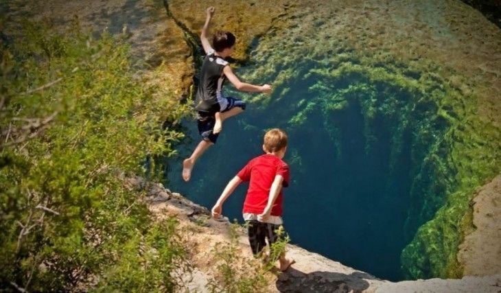 Пугающий колодец Иакова, "убивающий" дайверов