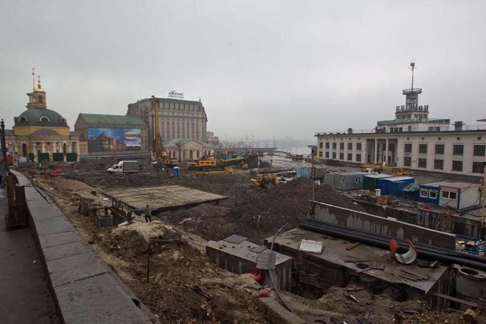 После находки археологов в Киеве заморозили стройку торгового центра