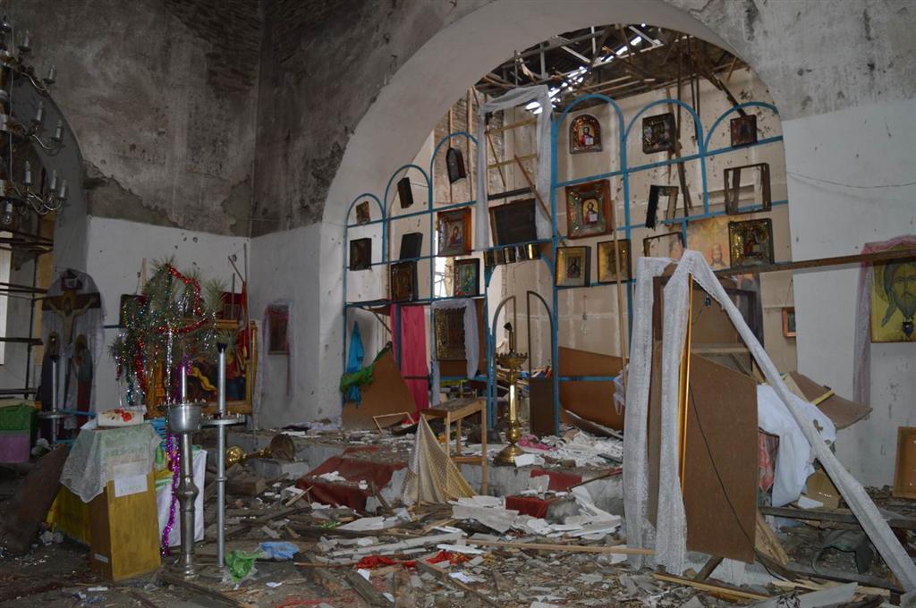 Террористы из "Градов" разгромили православную церковь ХІХ века: опубликованы фото