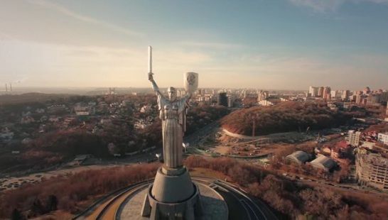 Киев с высоты птичьего полета: в сети появился свежий ролик