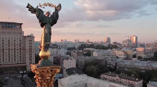 Киев с высоты птичьего полета: в сети появился свежий ролик