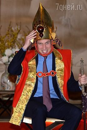 Принц Уильям превратился в самурая