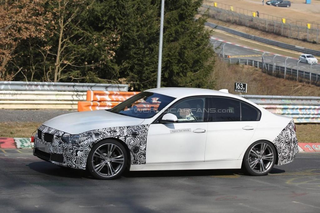 Фотошпионы рассекретили гибридную BMW 3-Series 2016