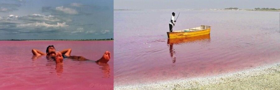 Озера необычного цвета