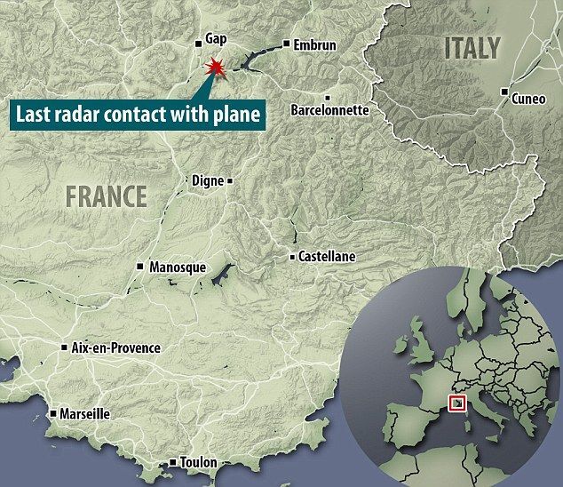 У Франції розбився Airbus зі 148 людьми на борту
