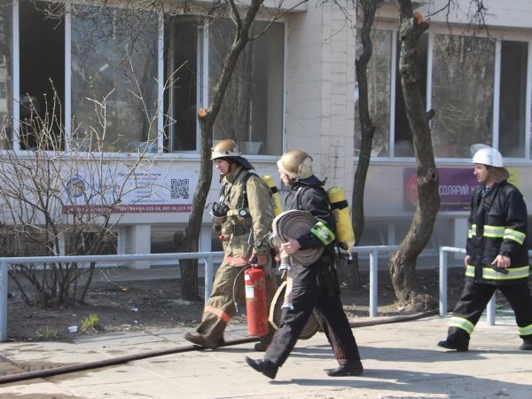 В киевском фитнес-центре сгорела сауна