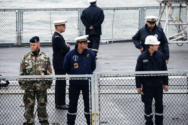 В порт Одессы зашел французский фрегат