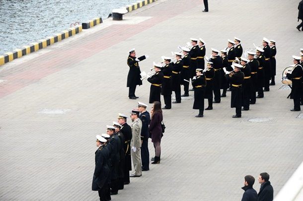 В порт Одессы зашел французский фрегат