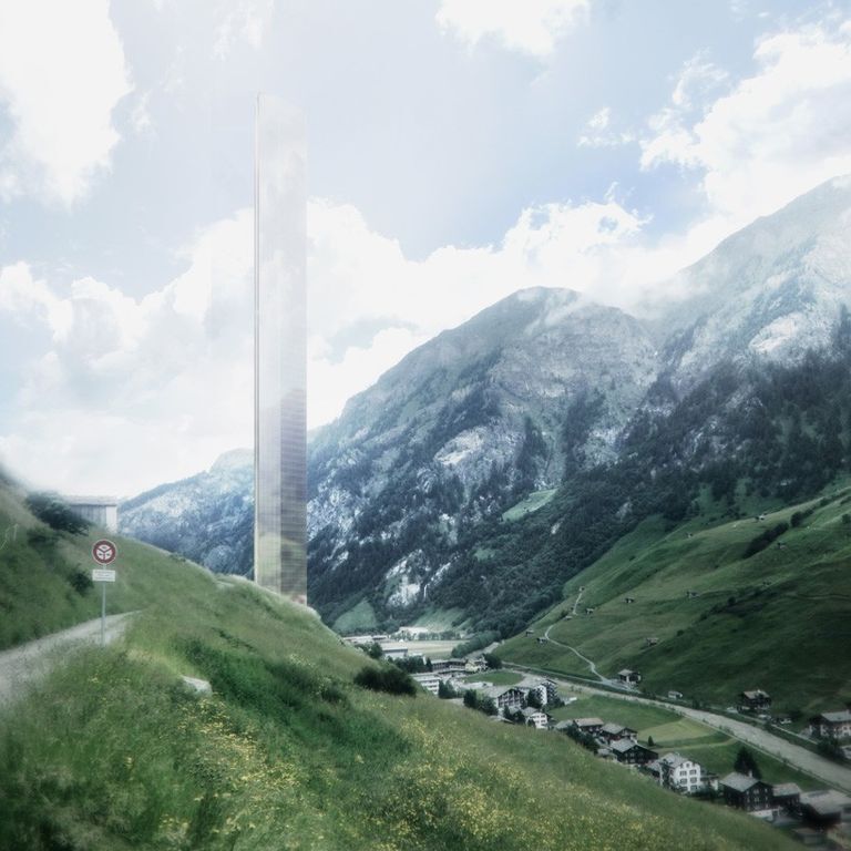 Самый высокий небоскреб Европы построят в Альпах: фото проекта