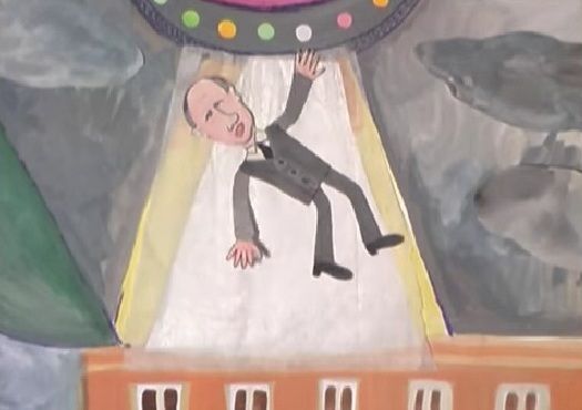 Киевские дети создали мультфильм о Путине, которого забрало НЛО: опубликовано видео