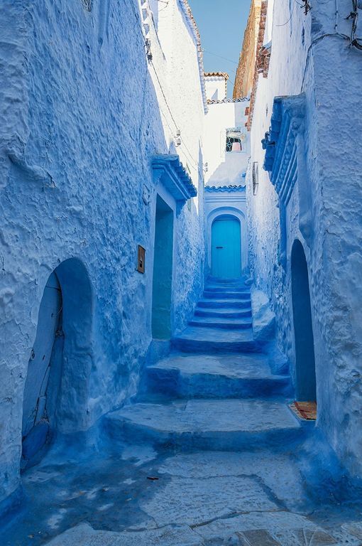 Голубая мечта: сказочно синий город в Марокко