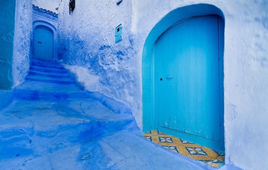 Голубая мечта: сказочно синий город в Марокко