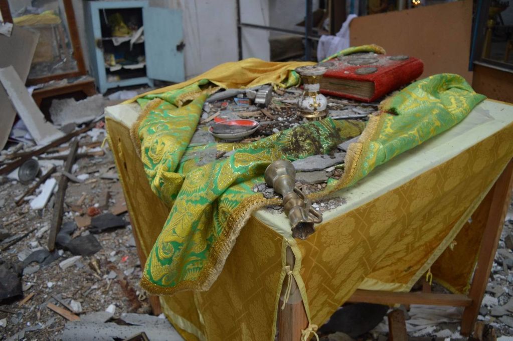 За время АТО в Луганской области повреждены восемь церквей. Фотофакт