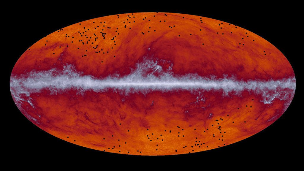 НАСА засняло "золотые галактики" далекого космоса