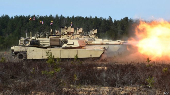 В Литве начались учения с самыми современными танками США: опубликованы фото