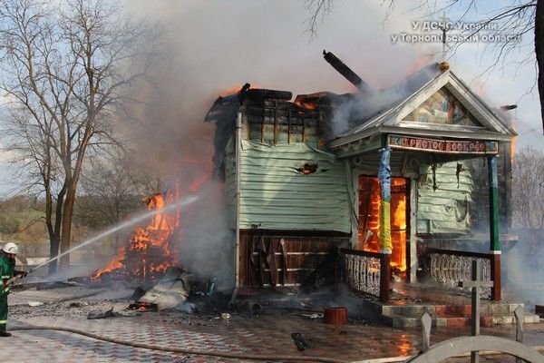 На Тернопольщине на Пасху сгорел храм: фото- и видеофакты