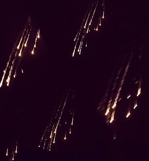 Огненнный ад! Боевики обстреляли батальон "Крым" снарядами с напалмом. Фотофакт