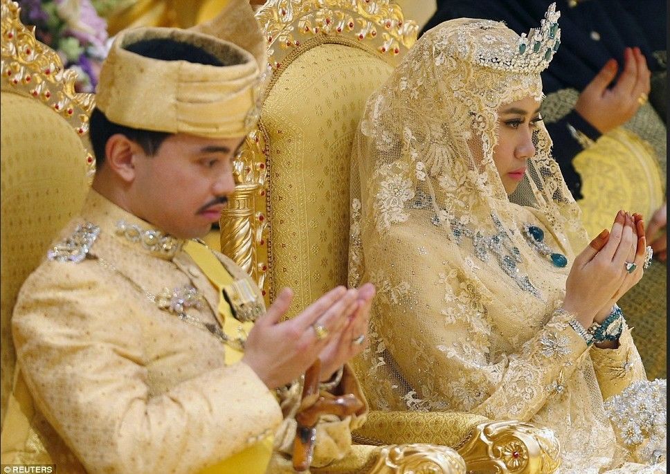 Сын султана Брунея поразил весь мир роскошной свадьбой: опубликованы фото