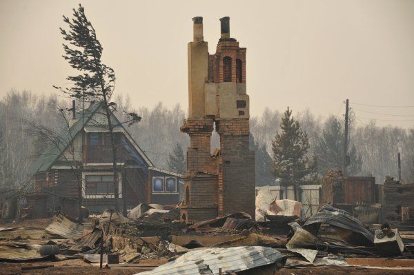 Последствия пожара в Хакасии: опубликованы фото