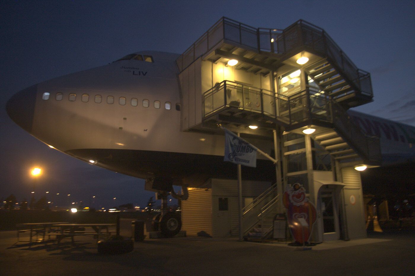Ночь на борту отеля Boeing-747