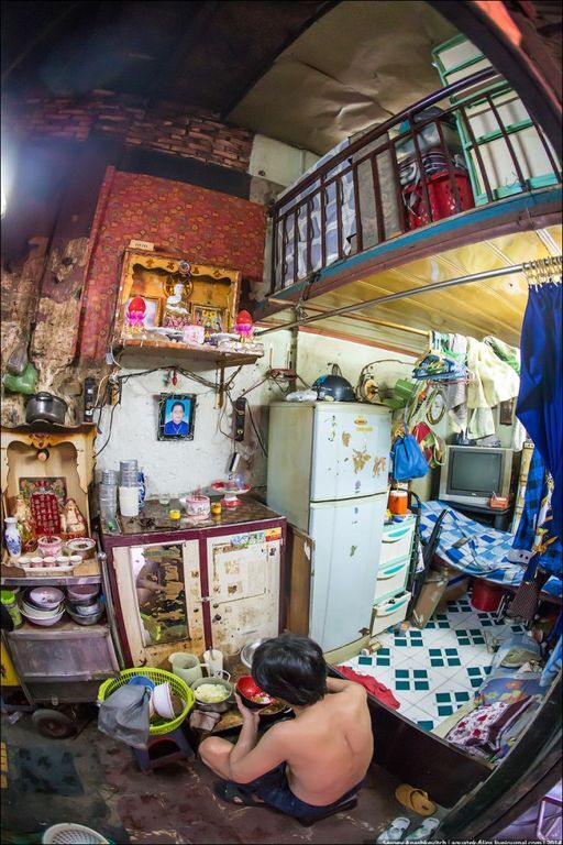 Жизнь обычных людей в Сайгоне в квартирах на 6 м2