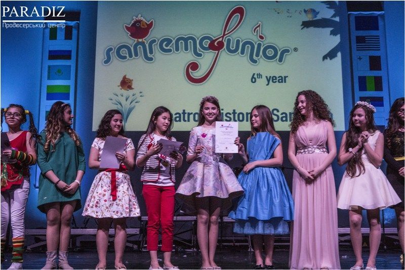 14-летняя украинка завоевала гран-при конкурса Sanremo Junior 2015