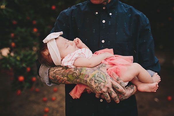 25 родителей с тату, которые обожают своих детей