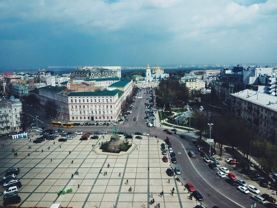 Что видно с колокольни Софии Киевской: опубликовано фото