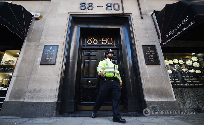 В Лондоне совершено дерзкое ограбление ювелирного хранилища