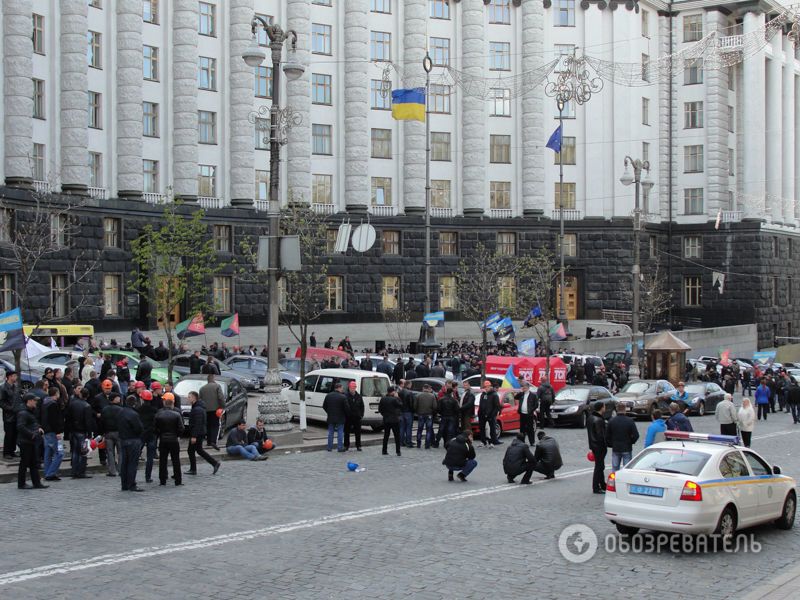 Шахтеры в Киеве: митингующий признался, что стоит за $1000