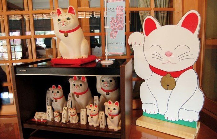 Удивительный храм манящих котов в Японии