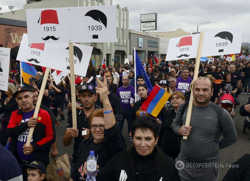 100 лет боли: в мире чтят память жертв геноцида армян. Фоторепортаж