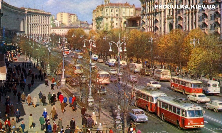 Визитка Киева: опубликованы редкие фото Крещатика разных времен