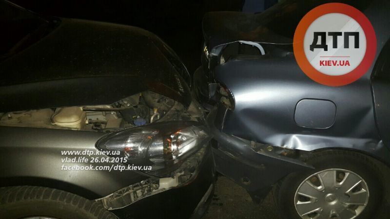 ДТП в Киеве: сотрудник Генпрокуратуры разбил пять автомобилей