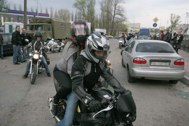 В Киеве прошел самый масштабный мотопробег