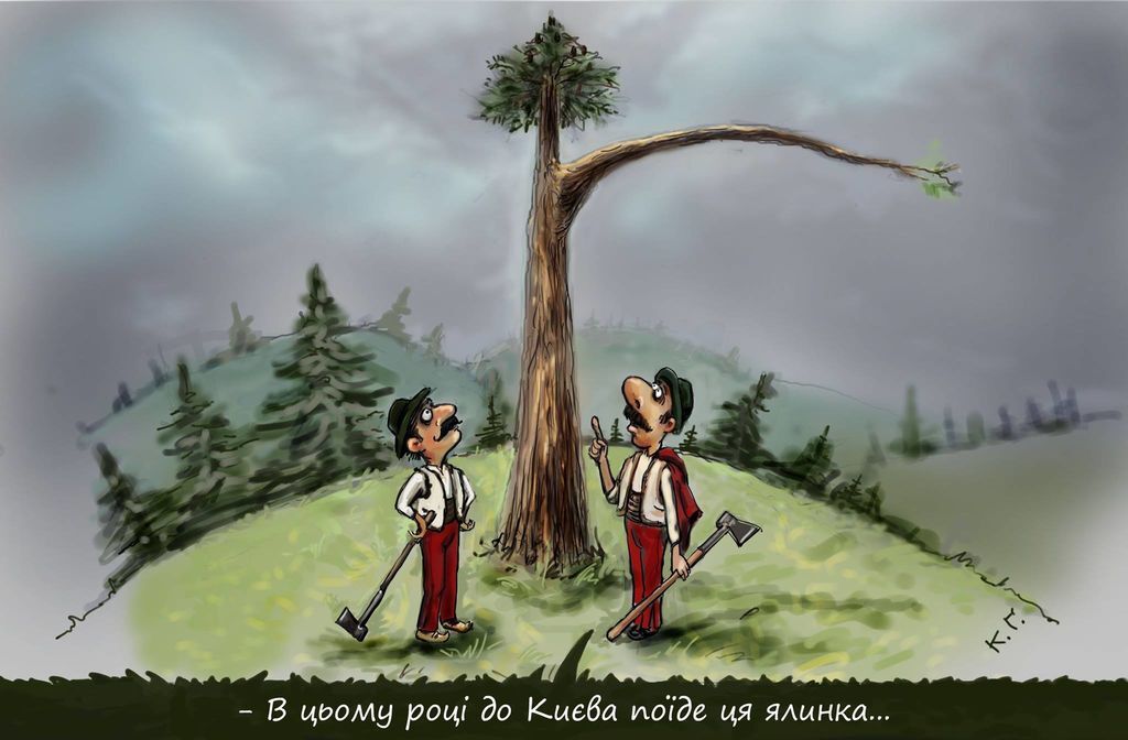 "Німі на панщину ідуть ...": добірка карикатур про "цинічних Бандерів"