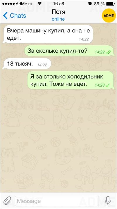 15 СМС от "победителей" по жизни