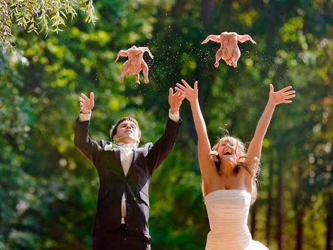 Самые нелепые свадебные фото: уморительная фотоподборка