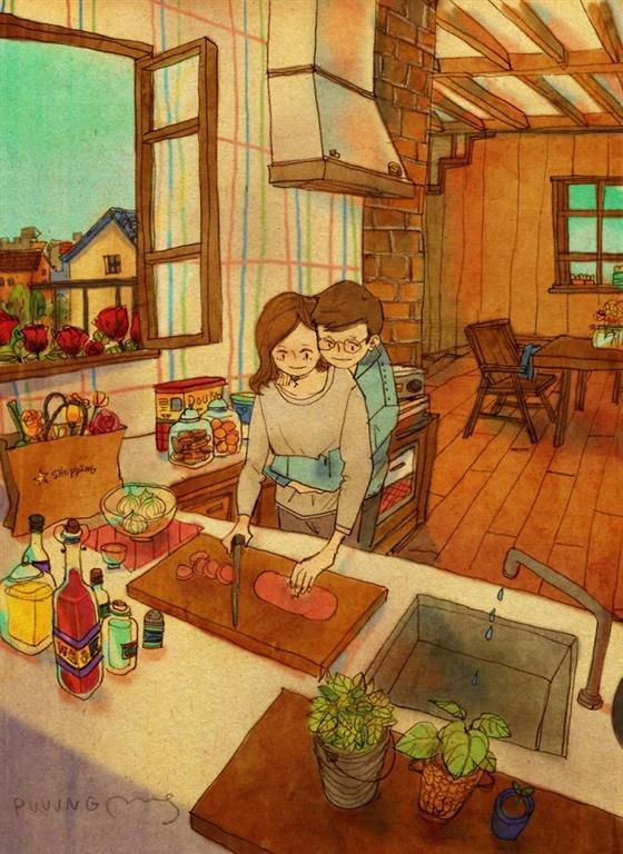 Любовь это: трогательные иллюстрации корейского художника
