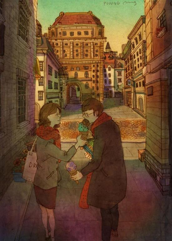 Любовь это: трогательные иллюстрации корейского художника