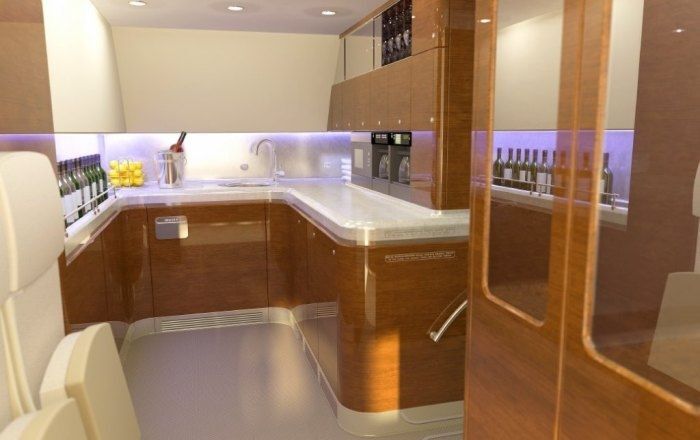 Роскошь в небе: как выглядит изнутри самолет Путина