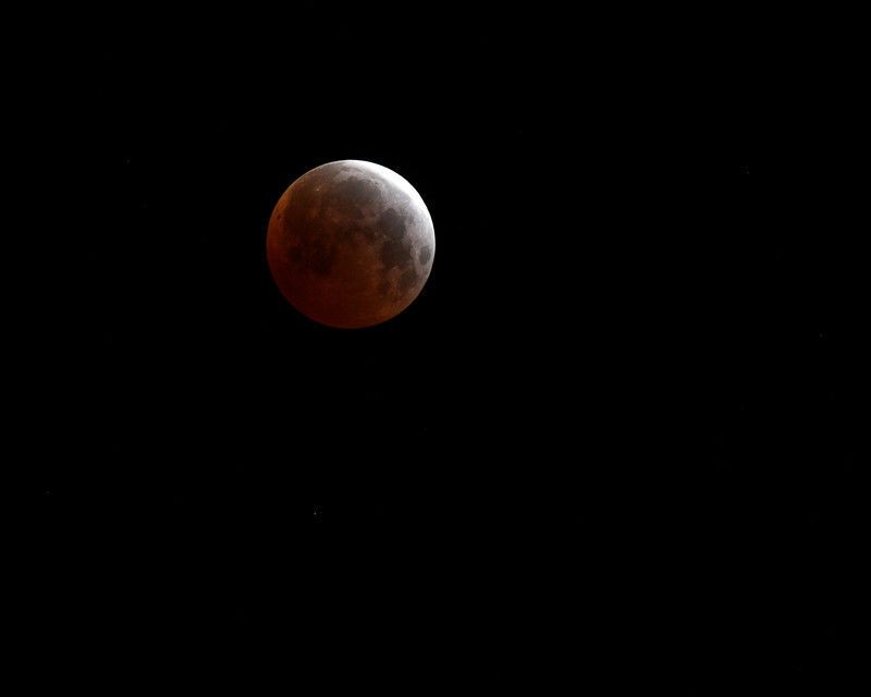 Мир увидел "кровавое" лунное затмение. Фото, видео