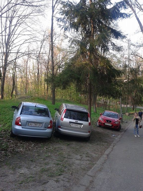 Киевлянку возмутило поведение переселенцев с Донбасса в парке