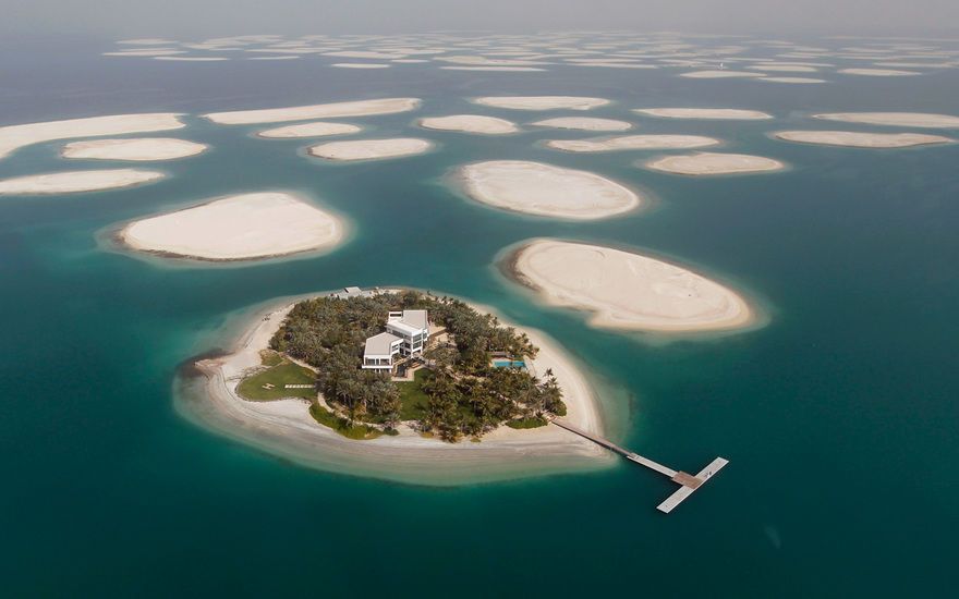 Как в Дубае создавали колоссальный искусственный остров в виде карты мира: фото уникальных работ 