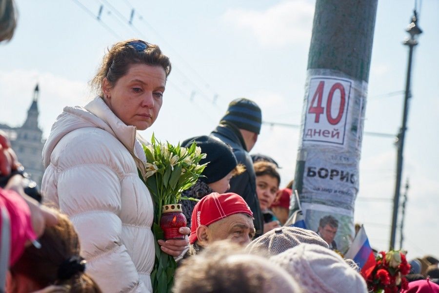 Минута немолчания в Москве: опубликованы фото