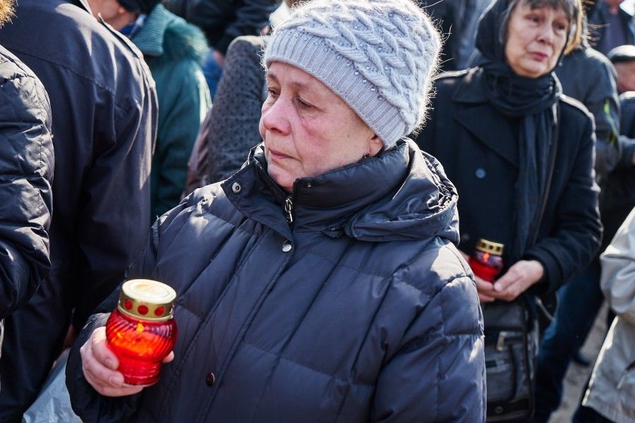 Минута немолчания в Москве: опубликованы фото