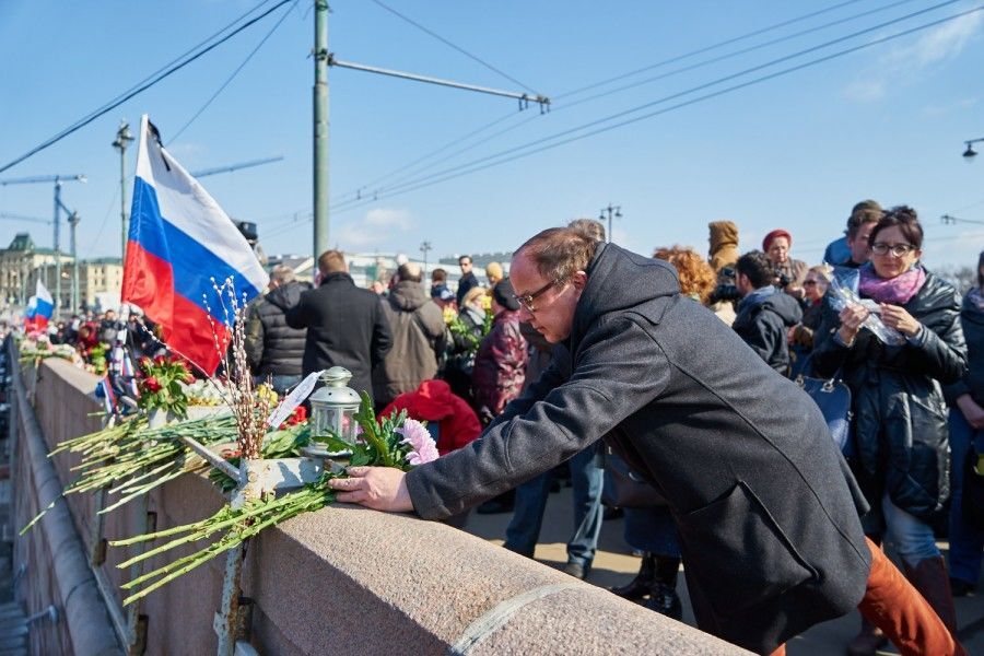 Минута немолчания в Москве: опубликованы фото