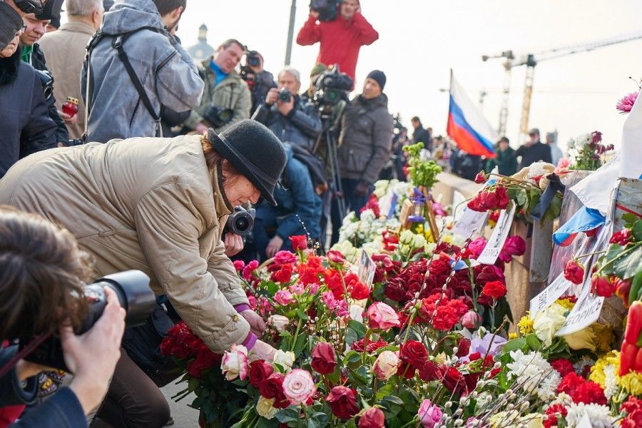 Минута немолчания в Москве: опубликованы фото